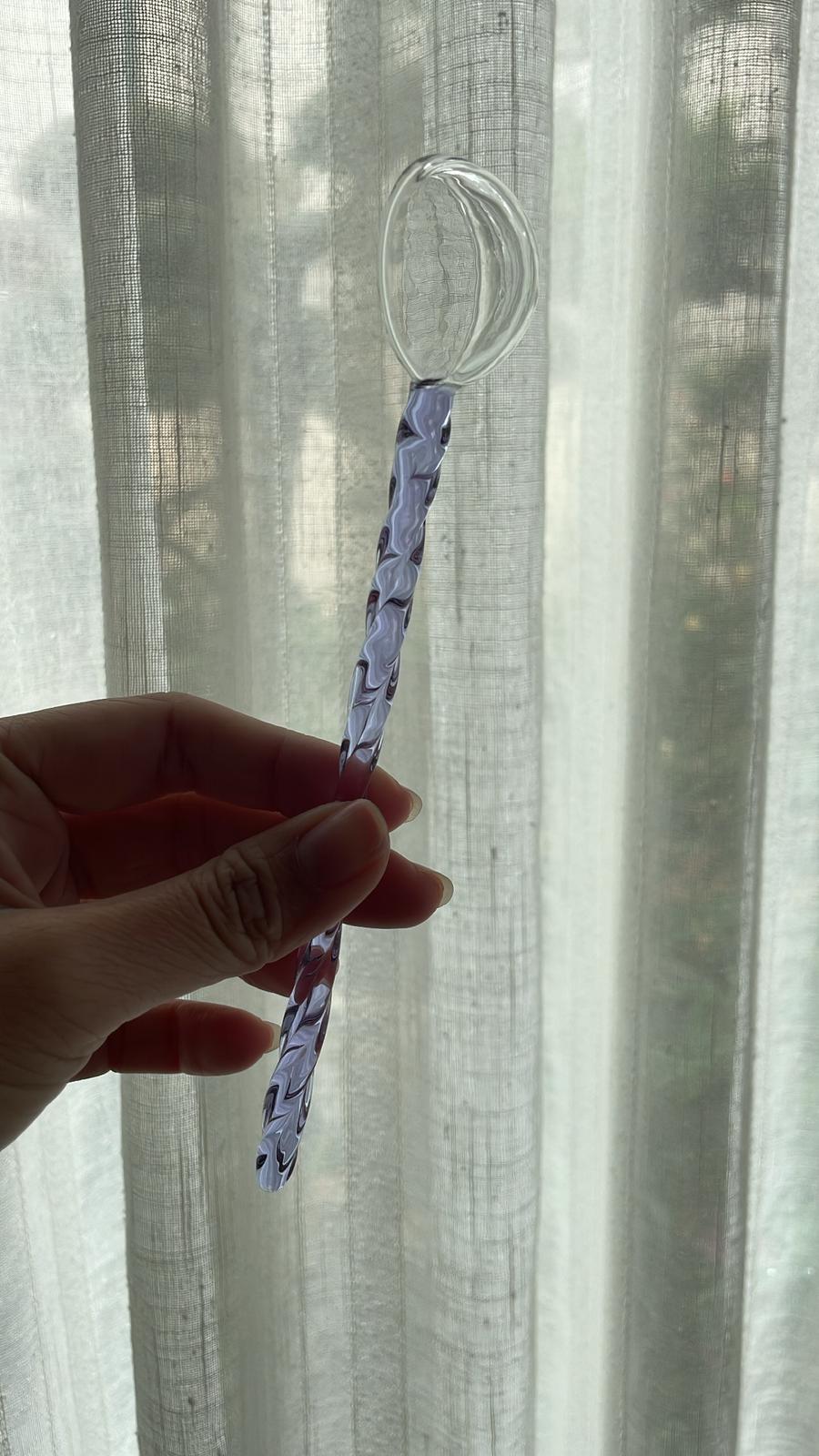 Handmade Candy Glass Spoons by PROSE Tabletop