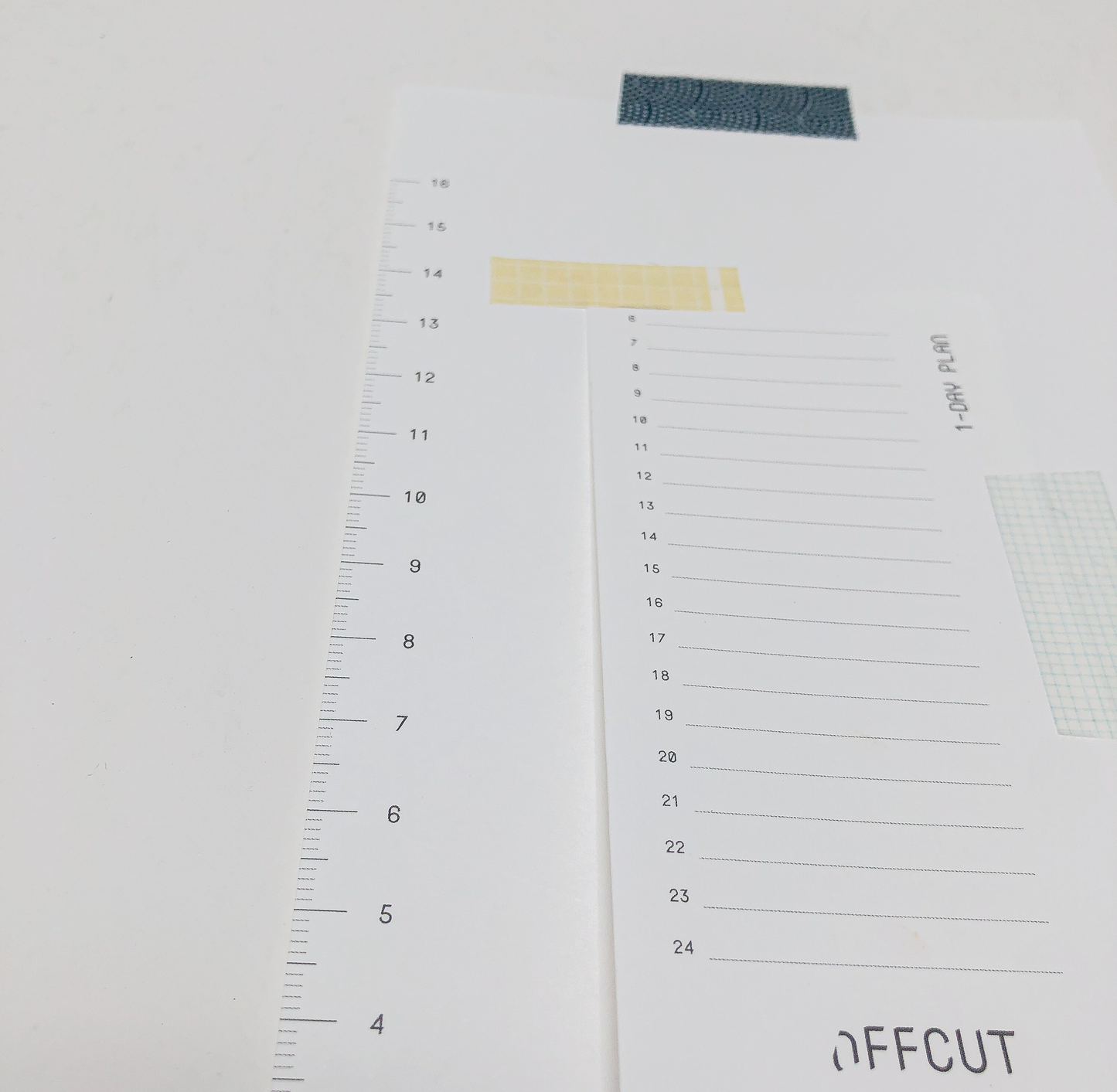 1 Day Plan Notepad by OFFCUT
