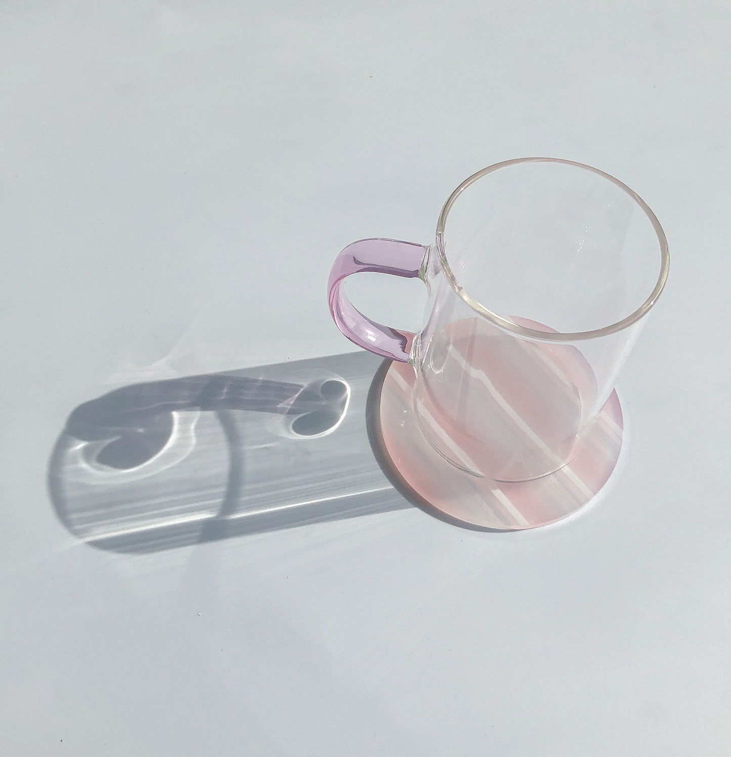 80s Acrylic Coasters in Poppy (8CM) by PROSE Tabletop