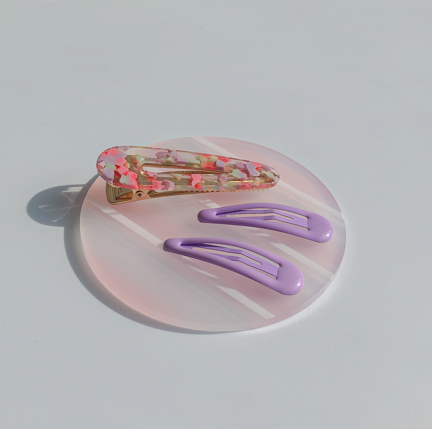 80s Acrylic Coasters in Poppy (8CM) by PROSE Tabletop
