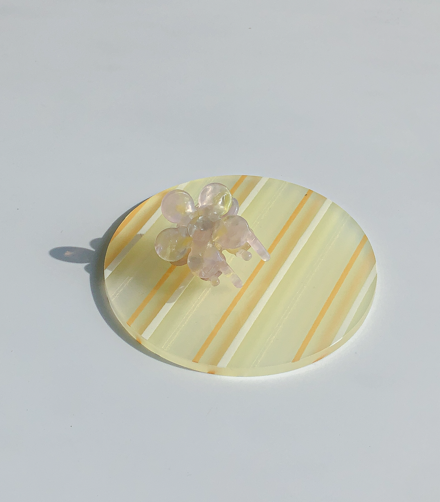 80s Acrylic Coasters in Lemon (8CM) by PROSE Tabletop