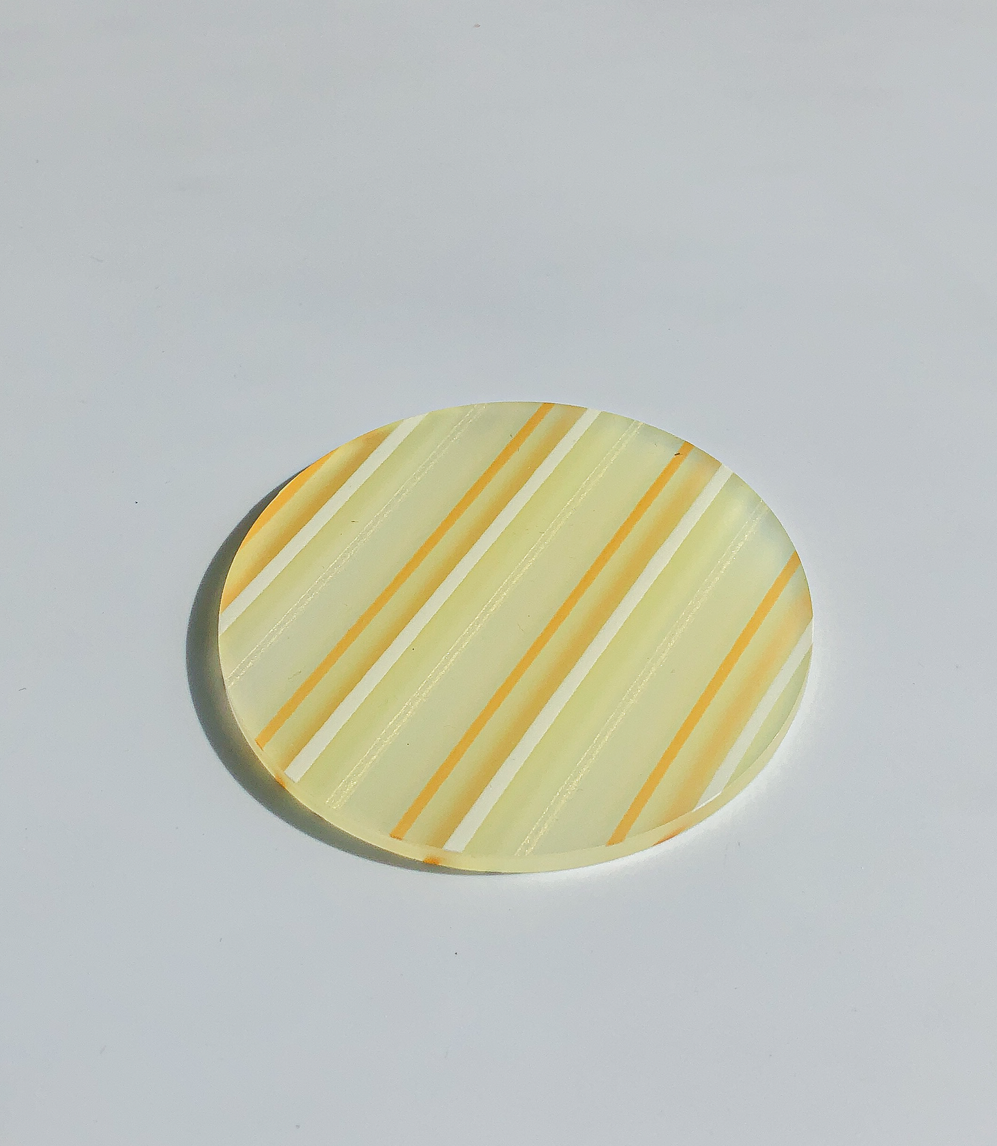 80s Acrylic Coasters in Lemon (8CM) by PROSE Tabletop
