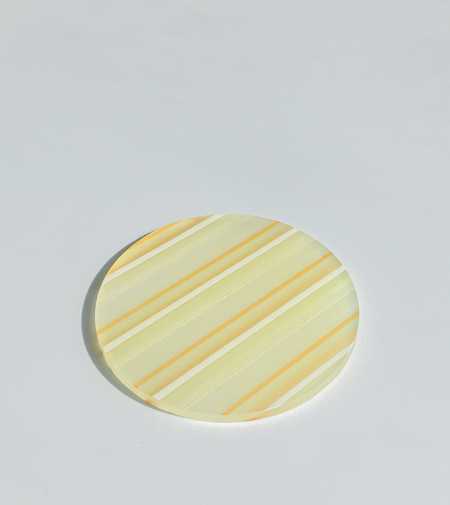 80s Acrylic Coasters in Lemon (8CM) by PROSE Tabletop