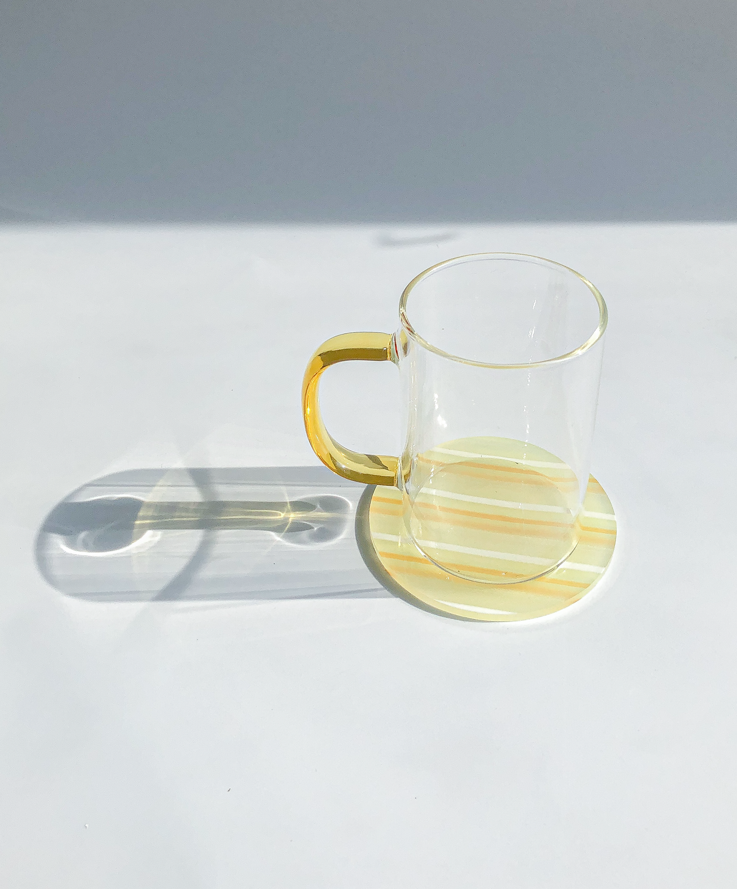 80s Acrylic Coasters in Lemon (8CM) by PROSE Tabletop