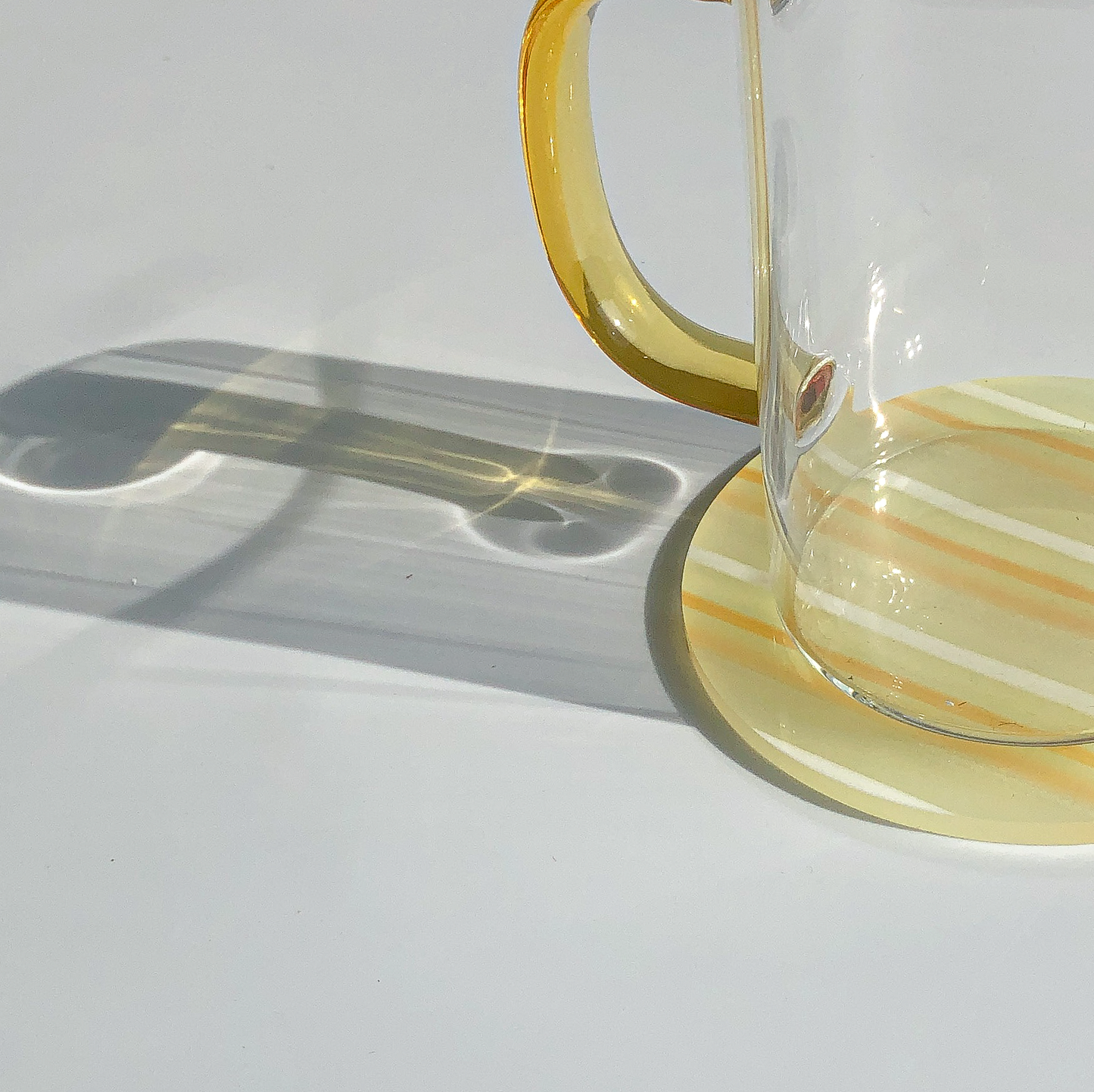 80s Acrylic Coasters in Lemon (8CM) by PROSE Tabletop