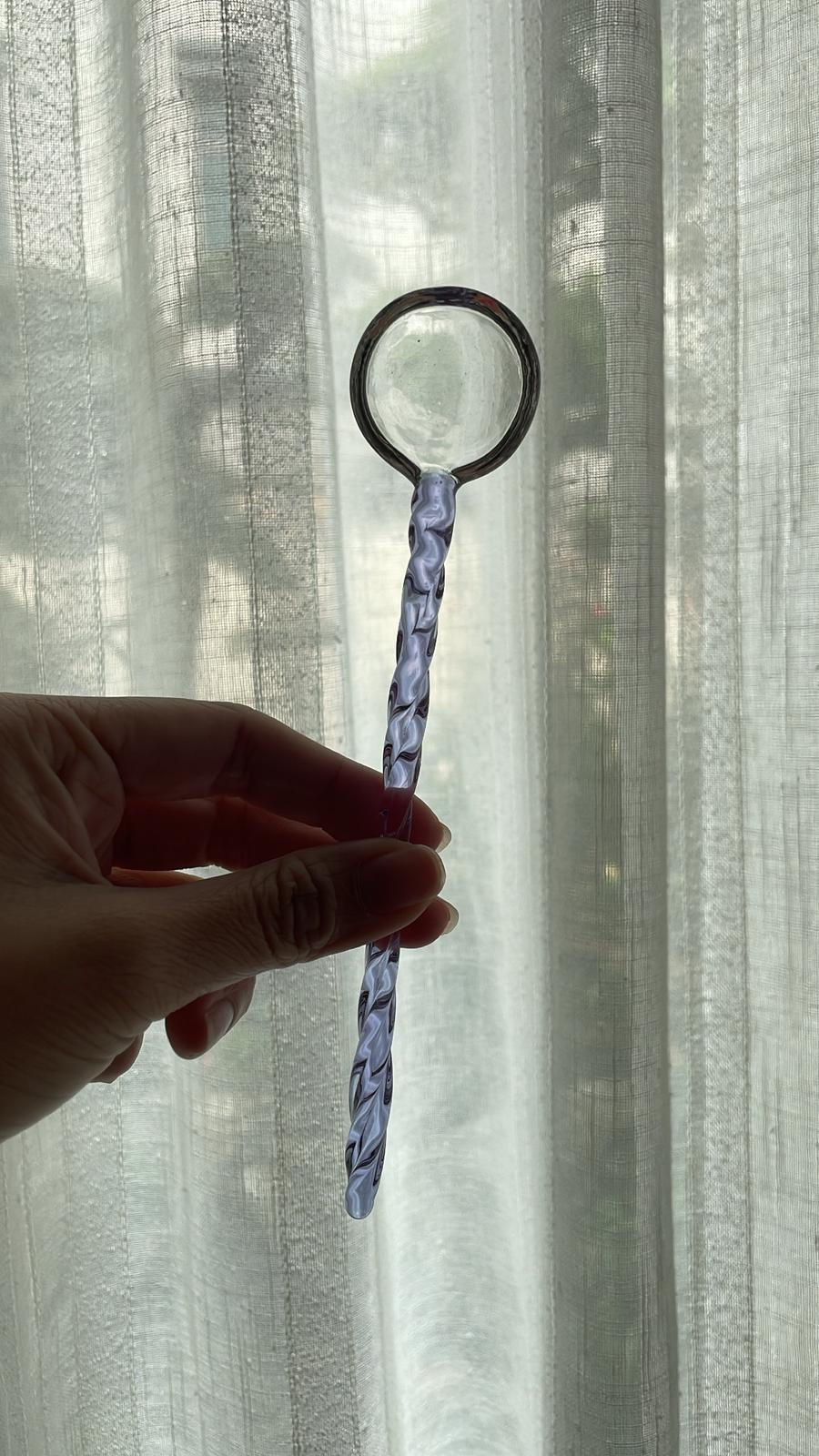 Handmade Candy Glass Spoons by PROSE Tabletop