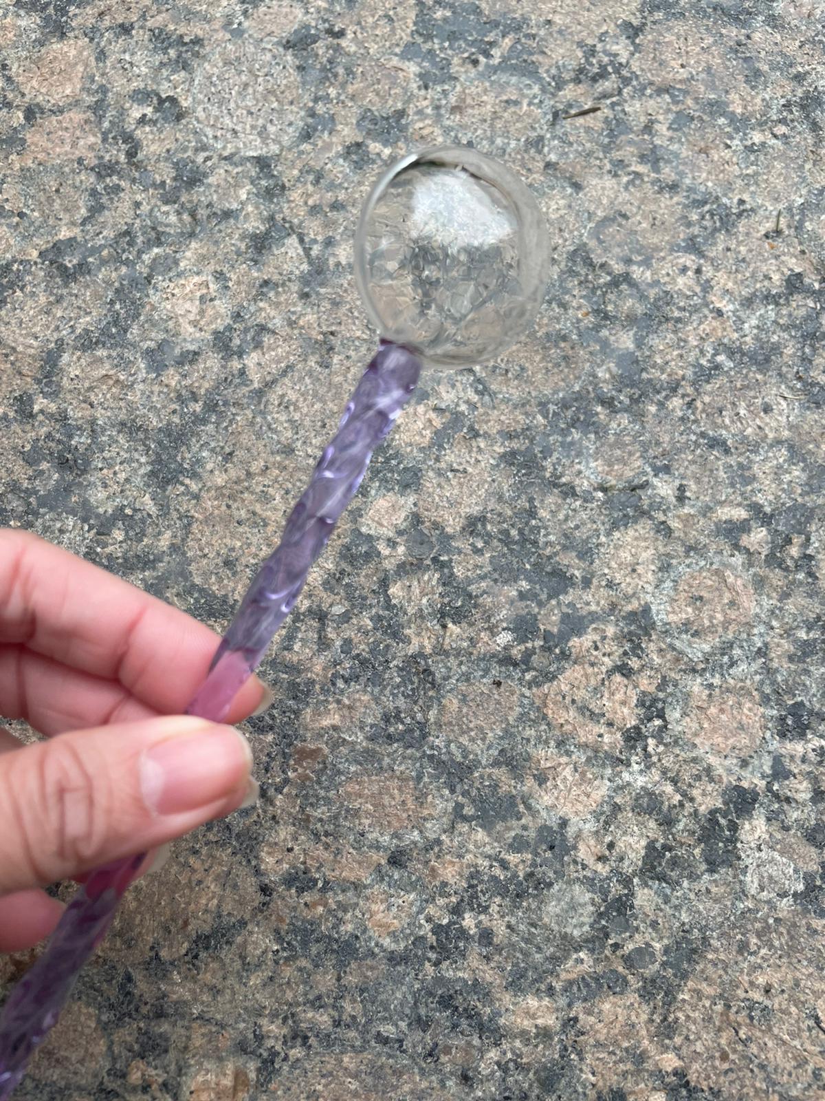 Handmade Candy Glass Spoons by PROSE Tabletop