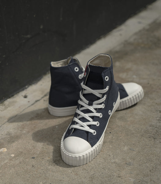 Bata Bullet Navy White High Emporium of the Modern Man