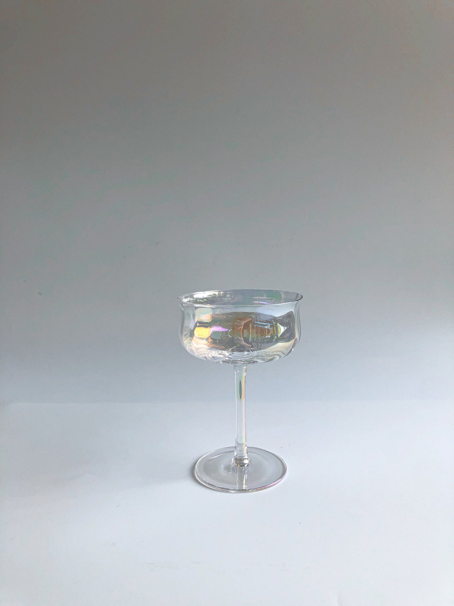 Iridescent Ripple Parfait Glass by PROSE Tabletop