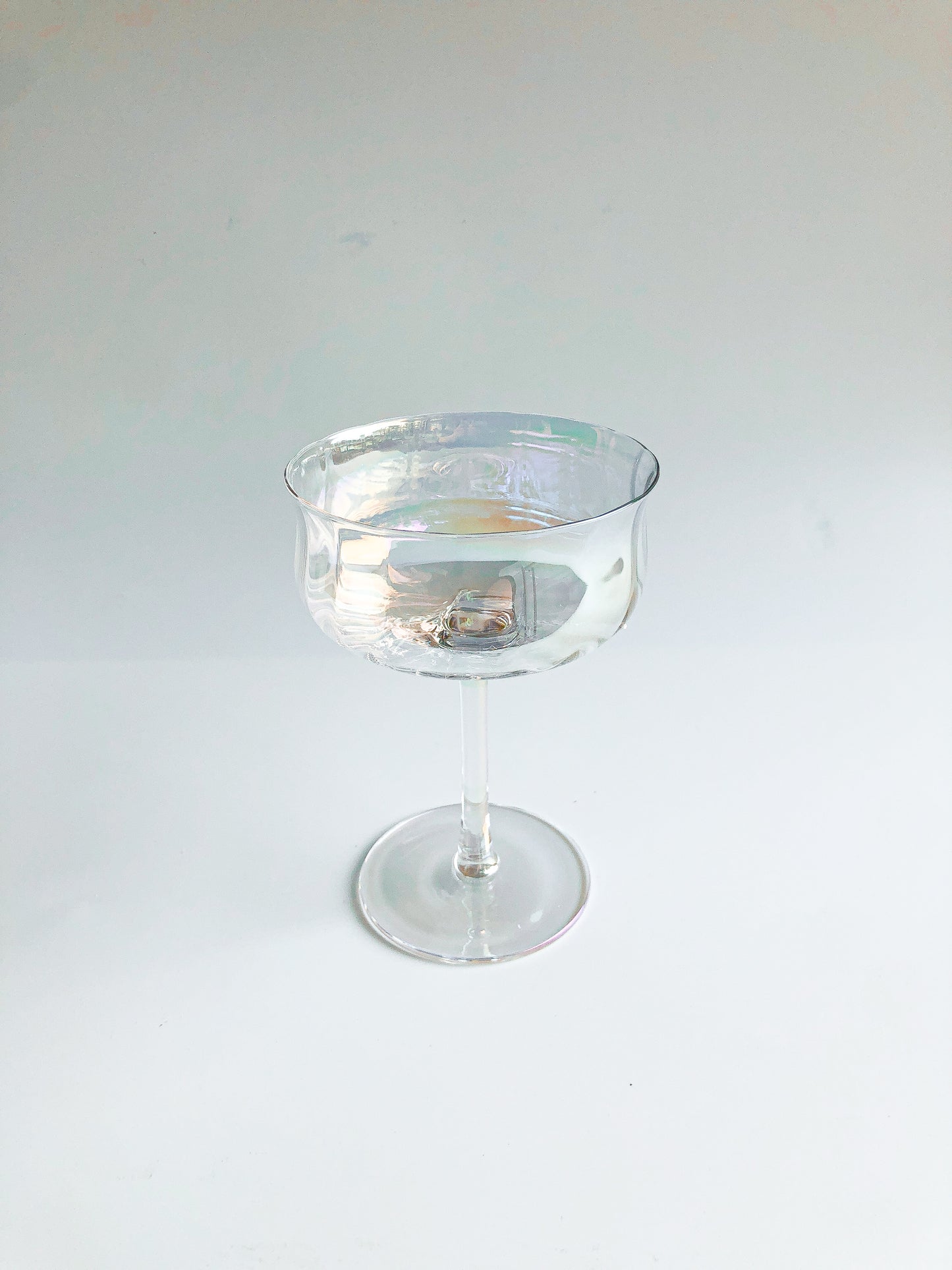 Iridescent Ripple Parfait Glass by PROSE Tabletop