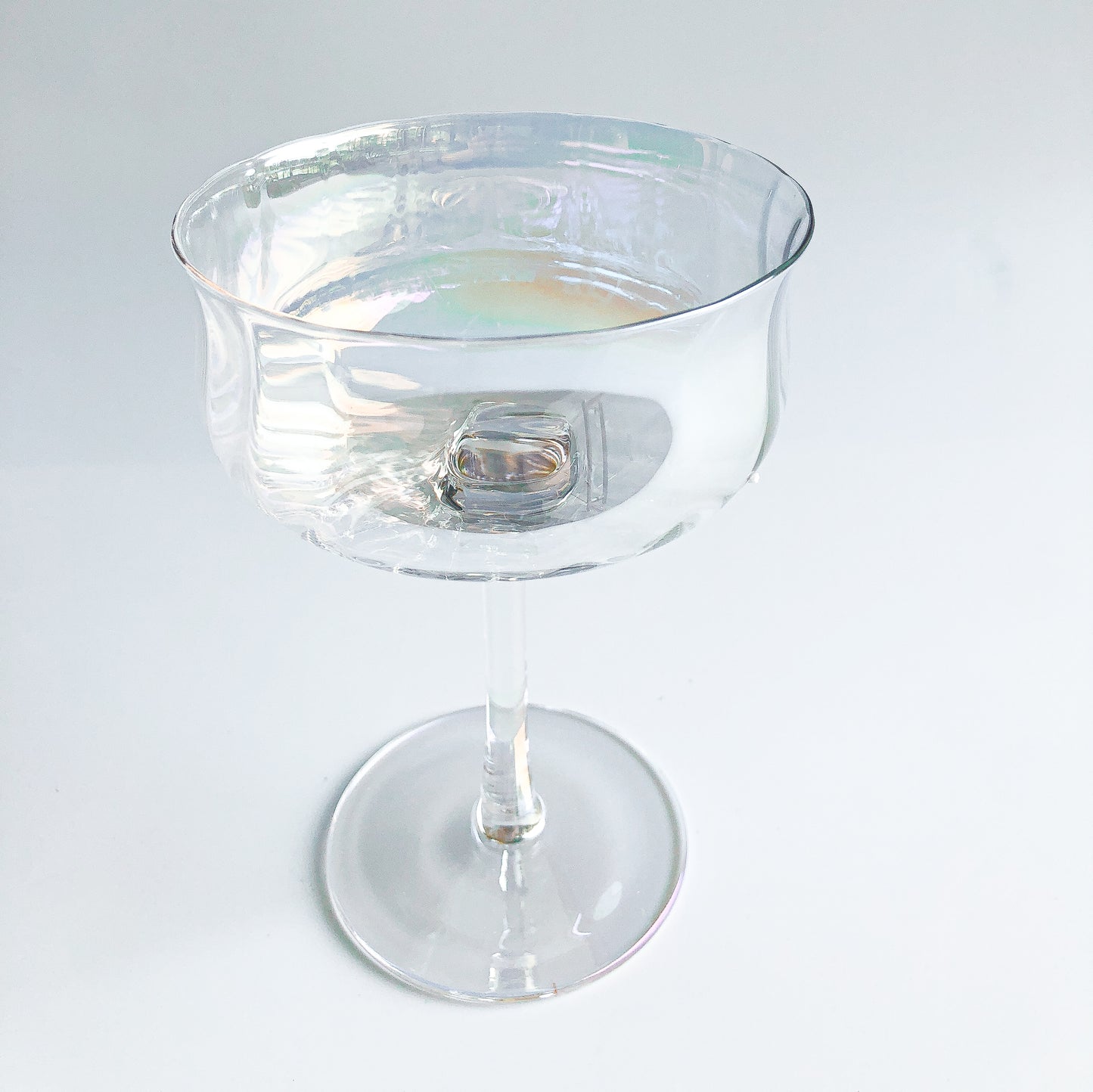 Iridescent Ripple Parfait Glass by PROSE Tabletop