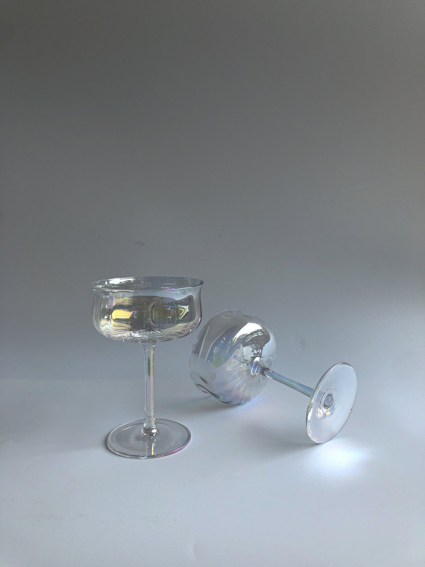 Iridescent Ripple Parfait Glass by PROSE Tabletop