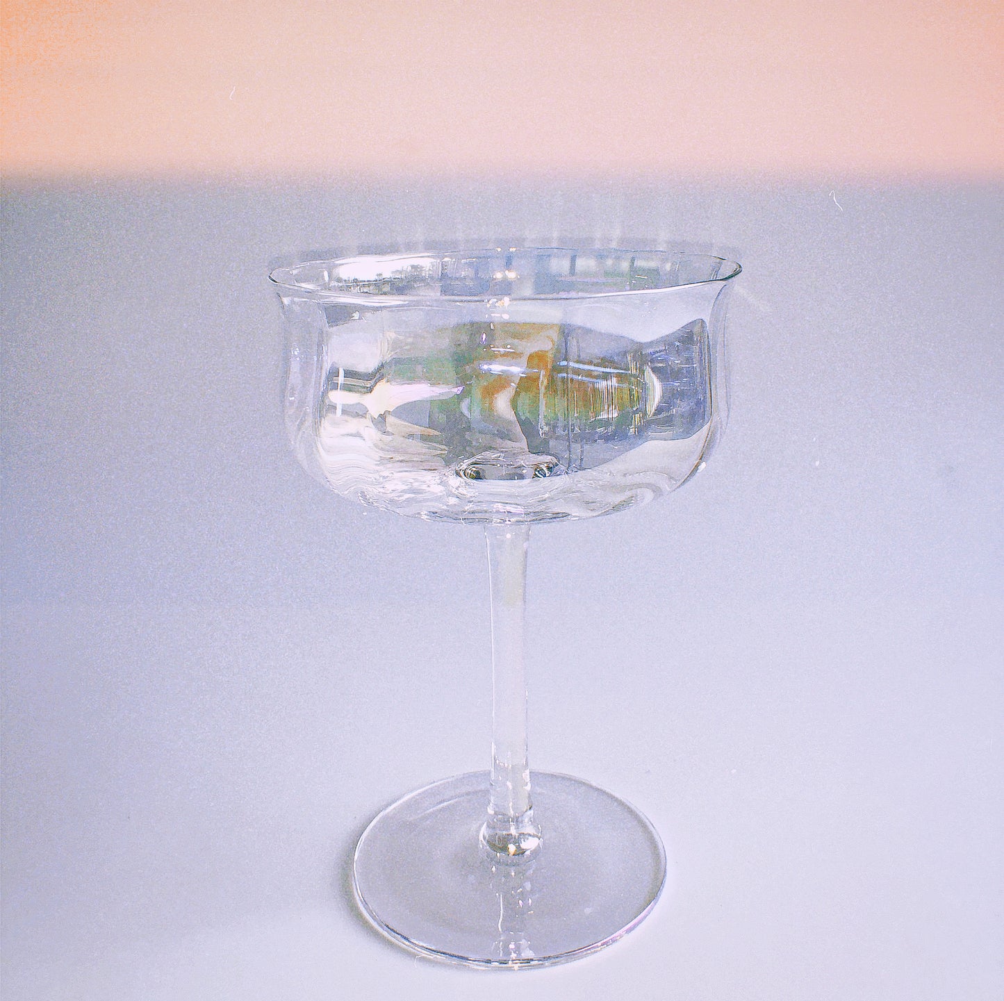 Iridescent Ripple Parfait Glass by PROSE Tabletop