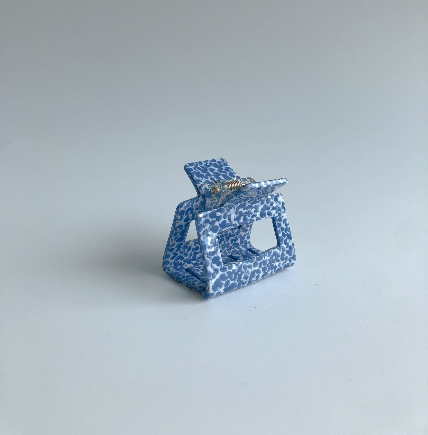 Blue Speckled Hair Claw by Veronique