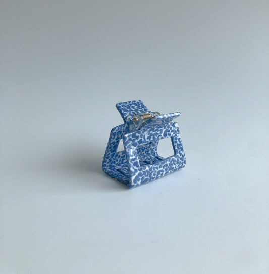 Blue Speckled Hair Claw by Veronique