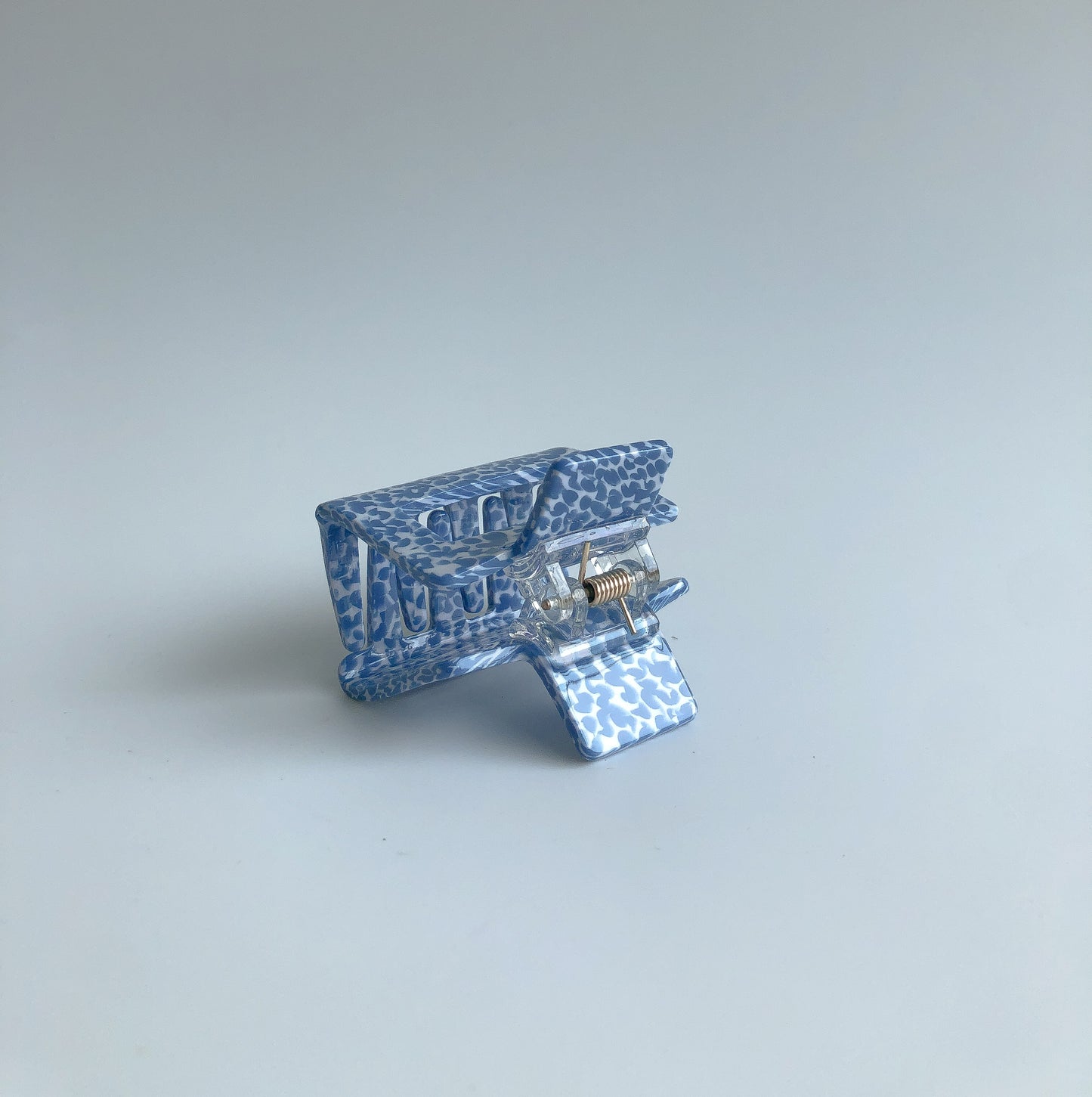 Blue Speckled Hair Claw by Veronique