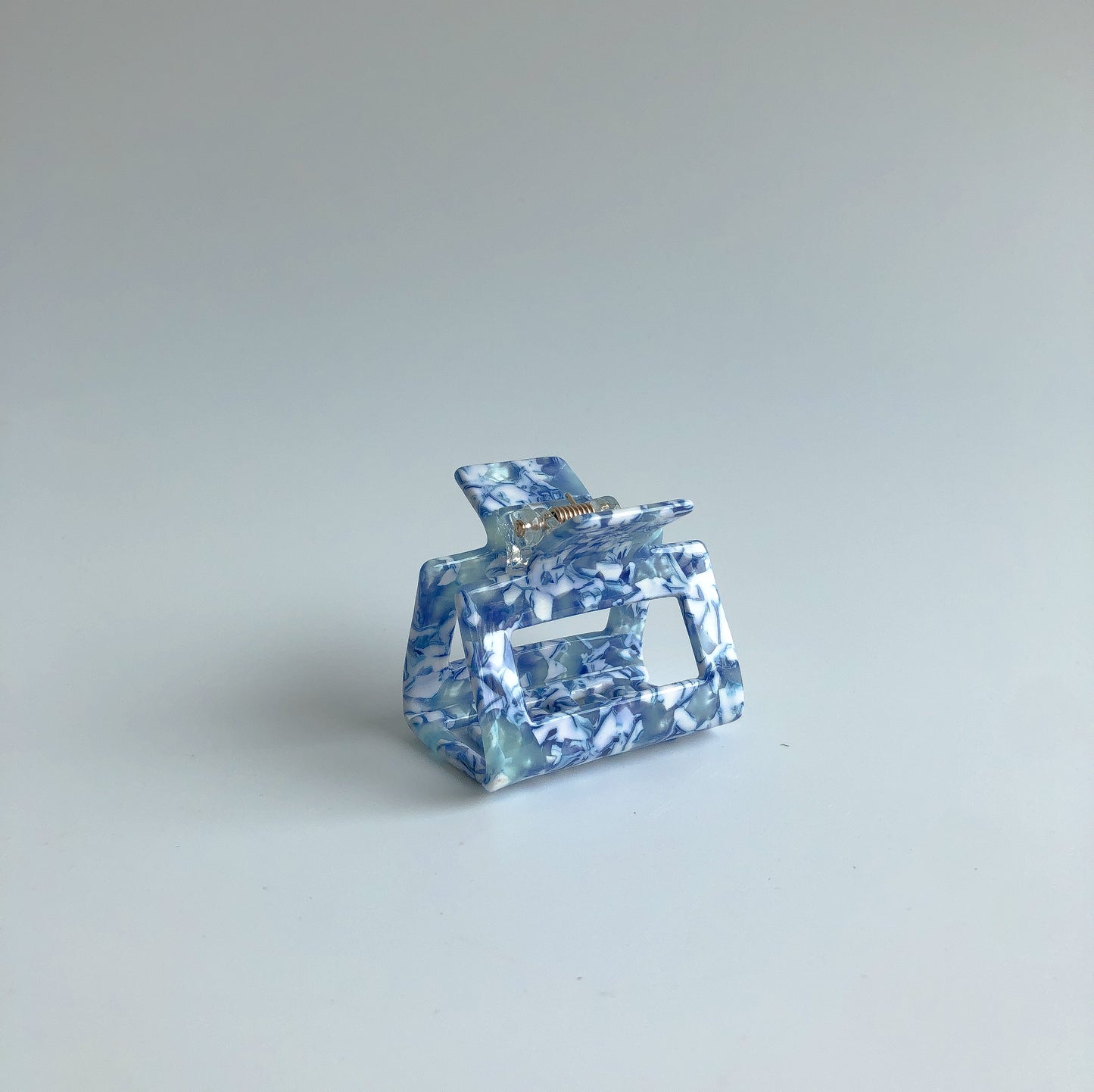 Blue Speckled Hair Claw by Veronique