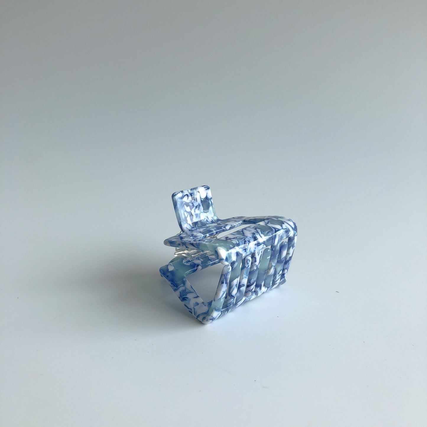 Blue Speckled Hair Claw by Veronique