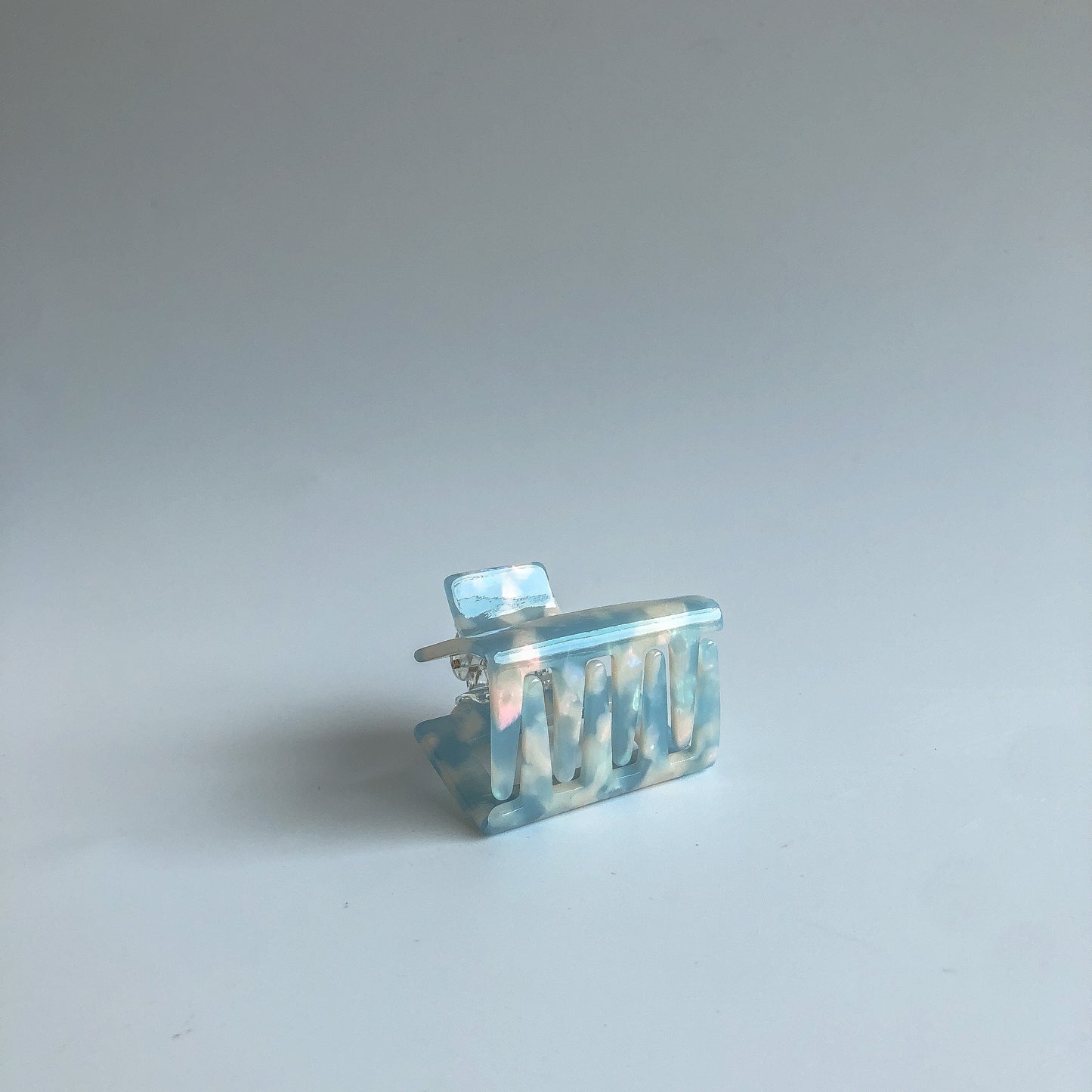 Turquoise Shell Hair Claw by Veronique