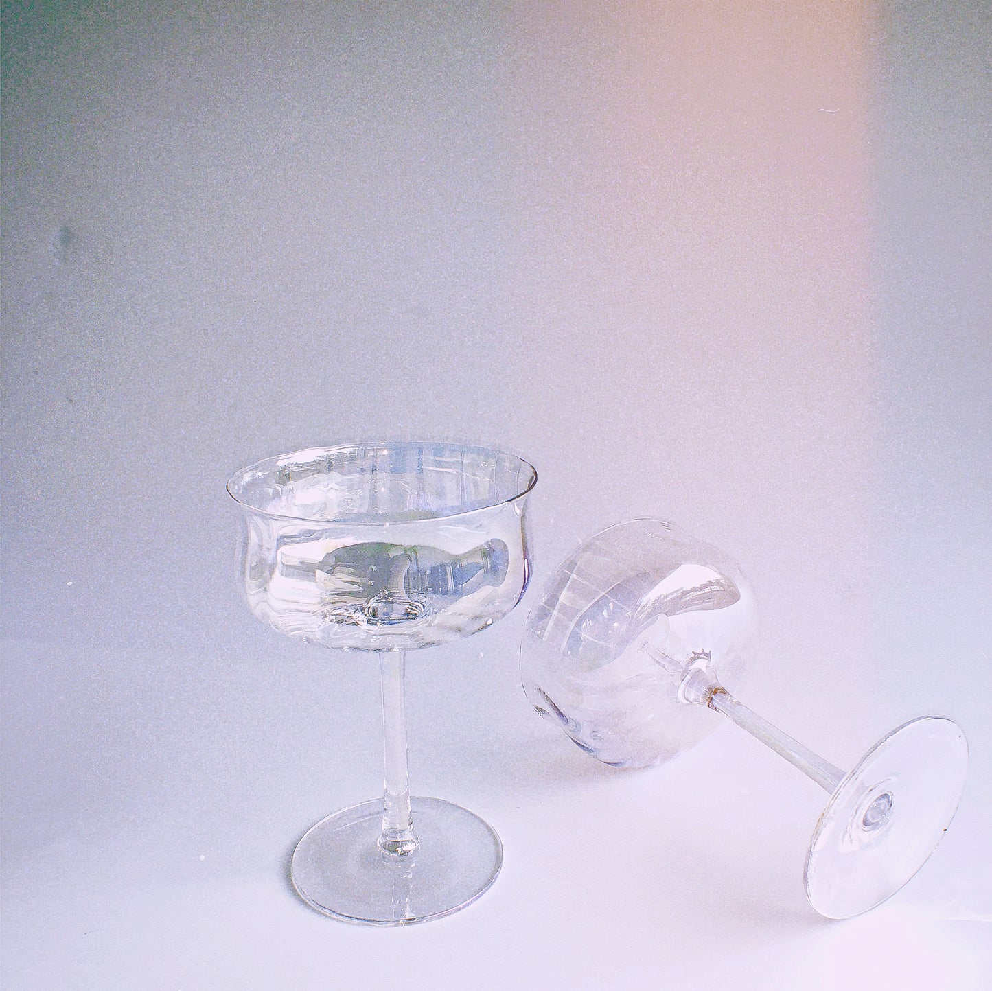 Iridescent Ripple Parfait Glass by PROSE Tabletop