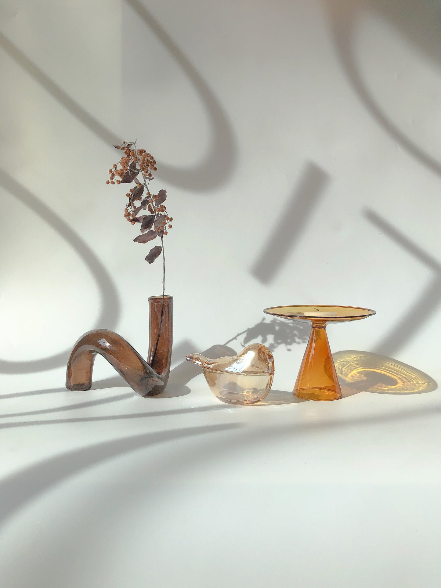 Carnival Glass Robin Dish by PROSE Tabletop