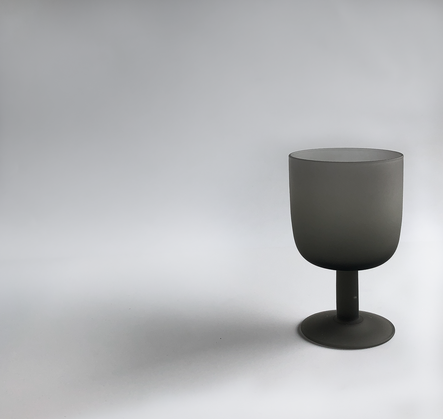 Matte Grey Goblet by PROSE Tabletop