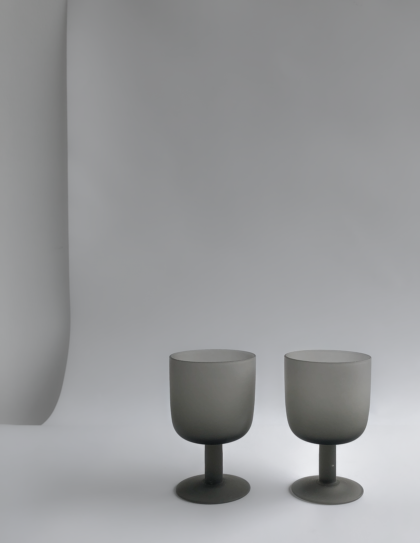 Matte Grey Goblet by PROSE Tabletop