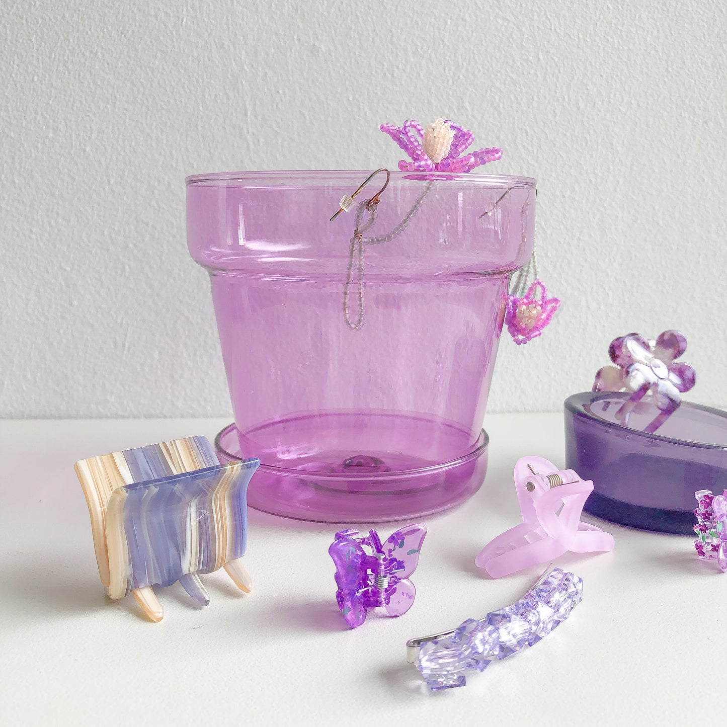 Berries and Cream Mini Claw Clip by Veronique