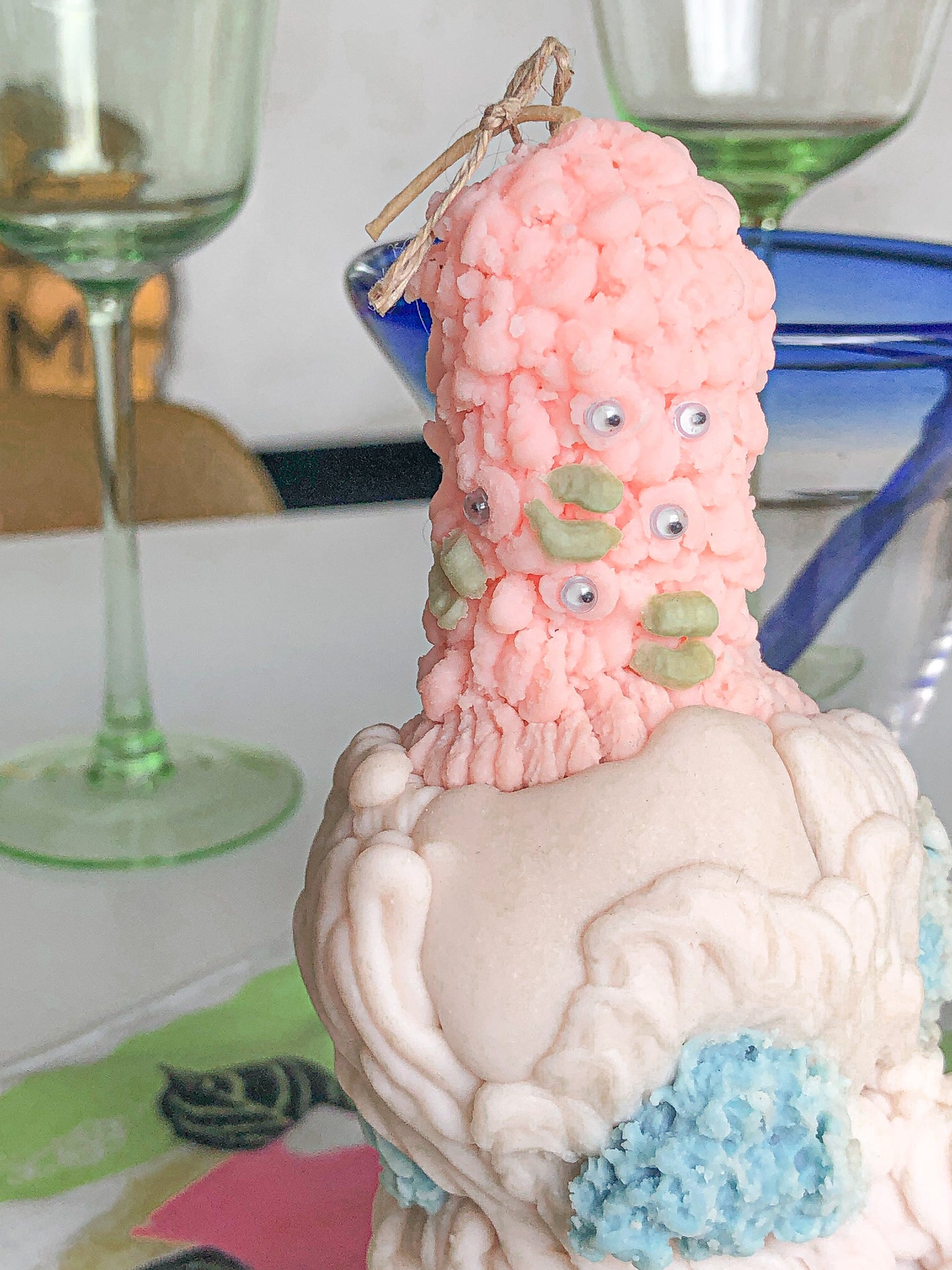 Brain Monster Candle by nag.19