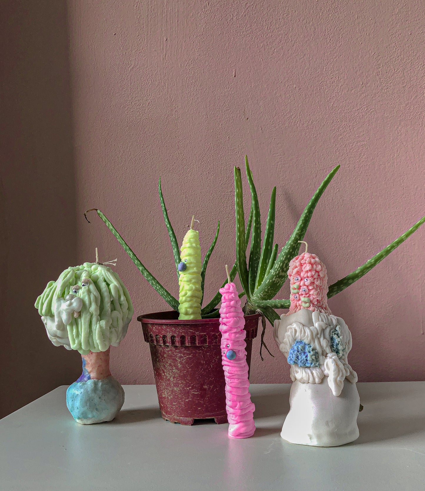 Brain Monster Candle by nag.19