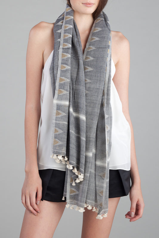 Double Temple Scarf - Emporium of the Modern Man
 - 1