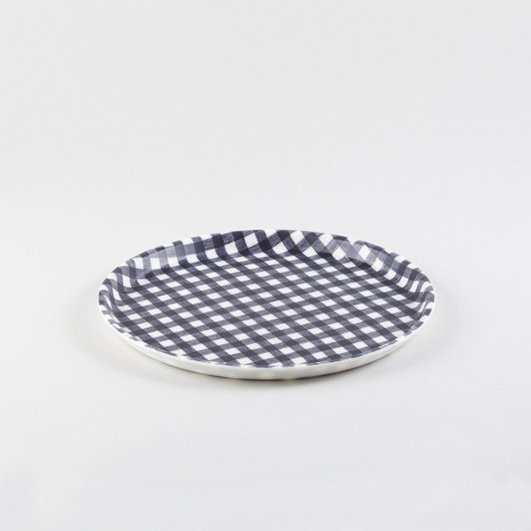 Black & White Round Linen Tray - Emporium of the Modern Man
- 1