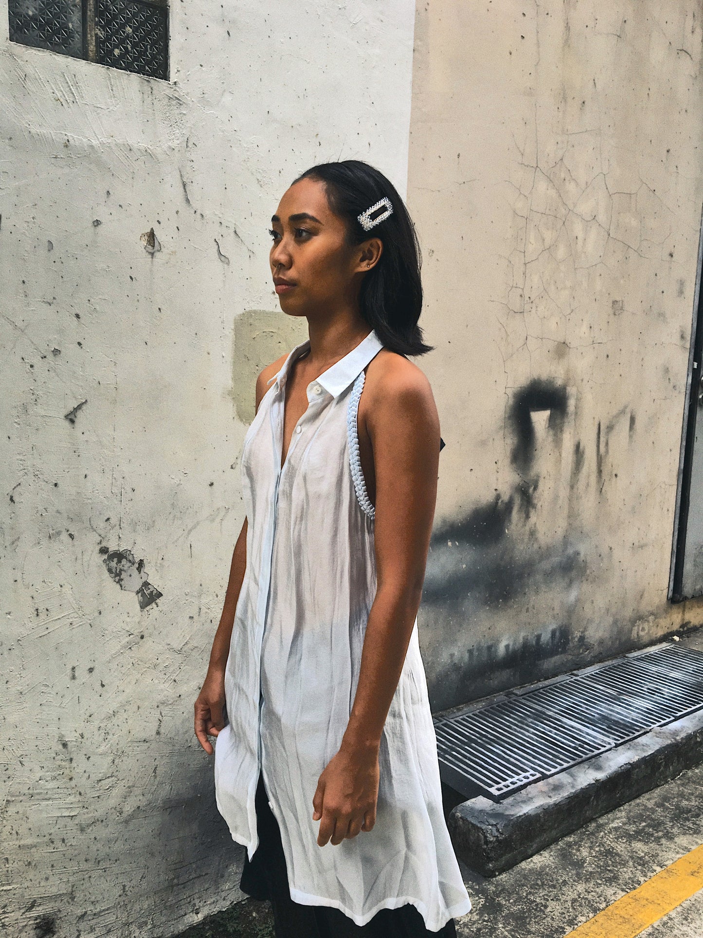 Braided Collared Dress by Ultramarine