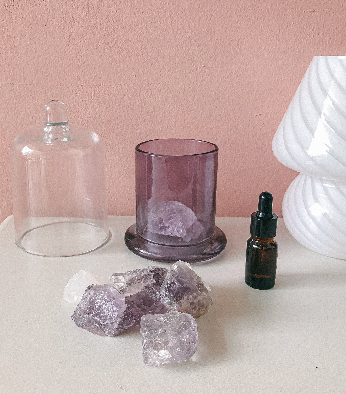 Amethyst Crystal Diffuser by PROSE Décor