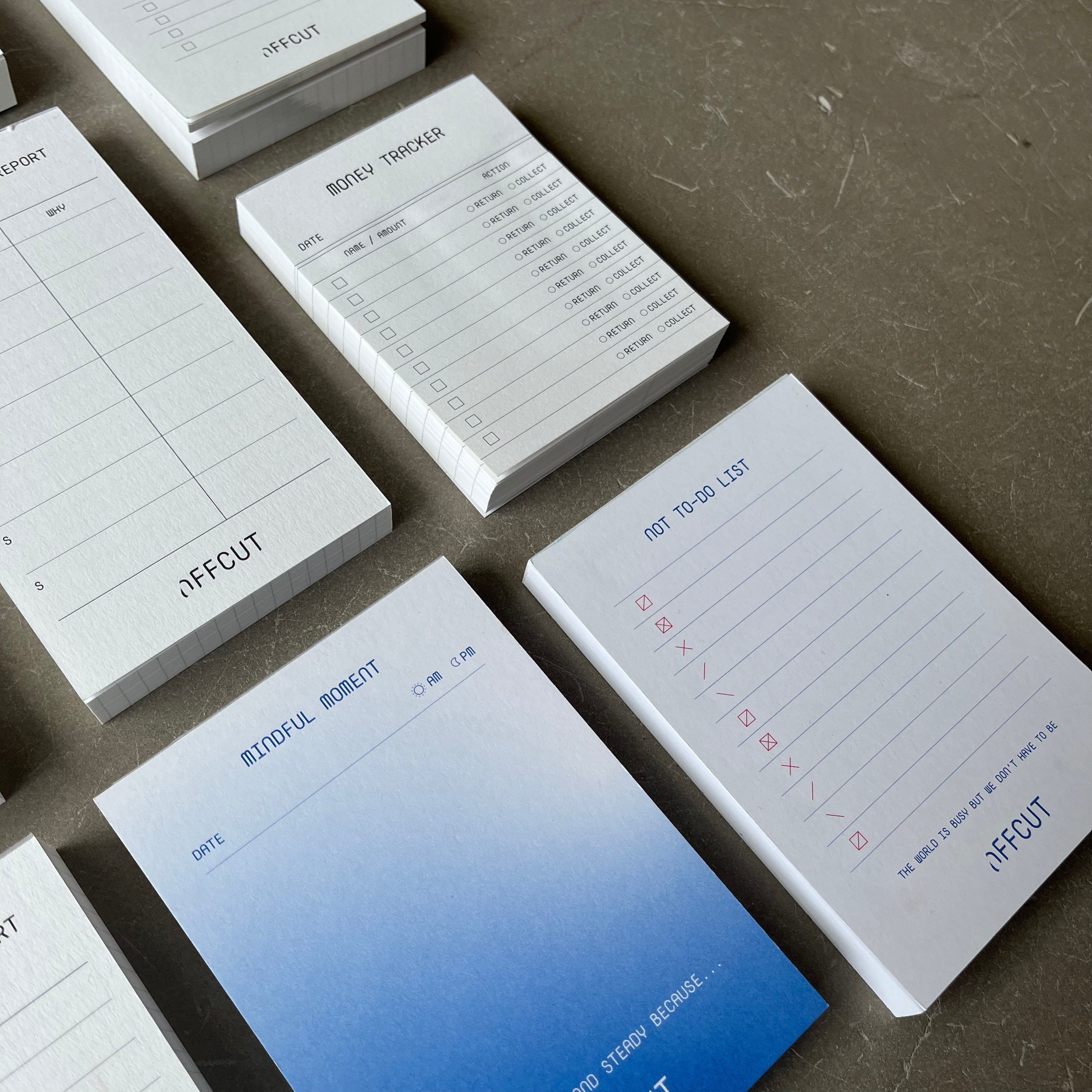 Mindful Moment Notepad (Ultramarine) by OFFCUT