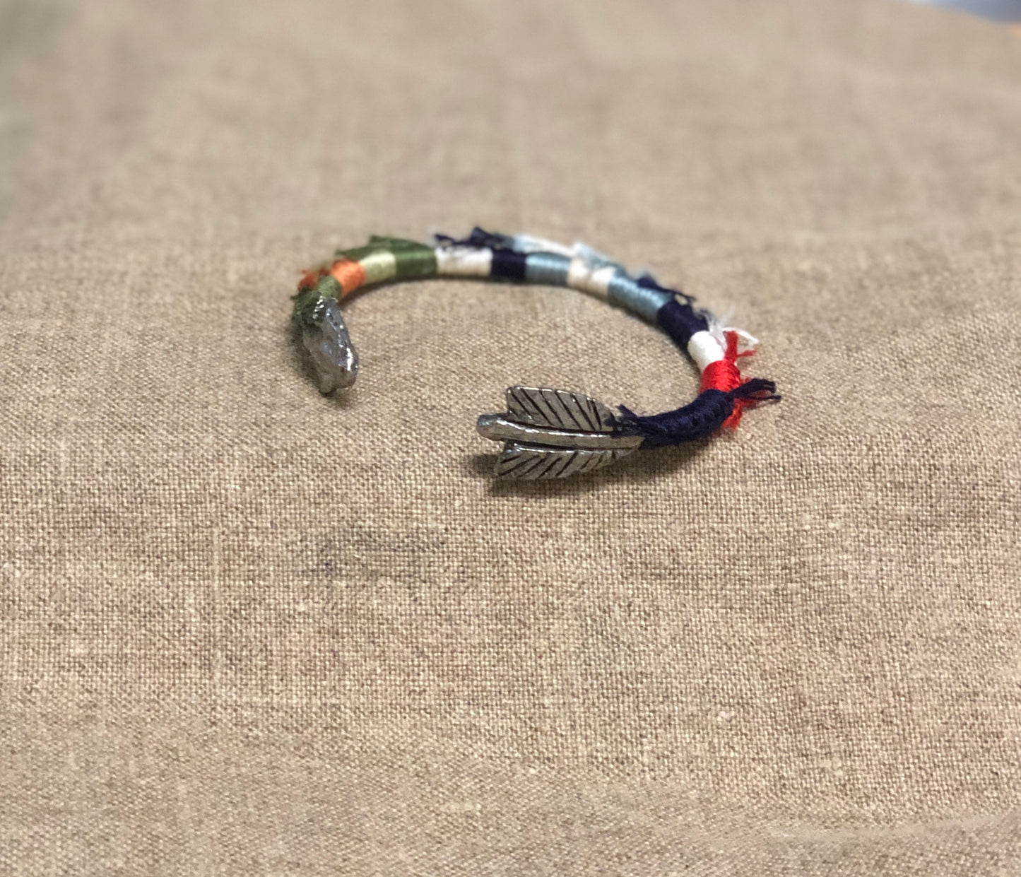 WRAPPED ARROWHEAD CUFF (Multi) by George Frost