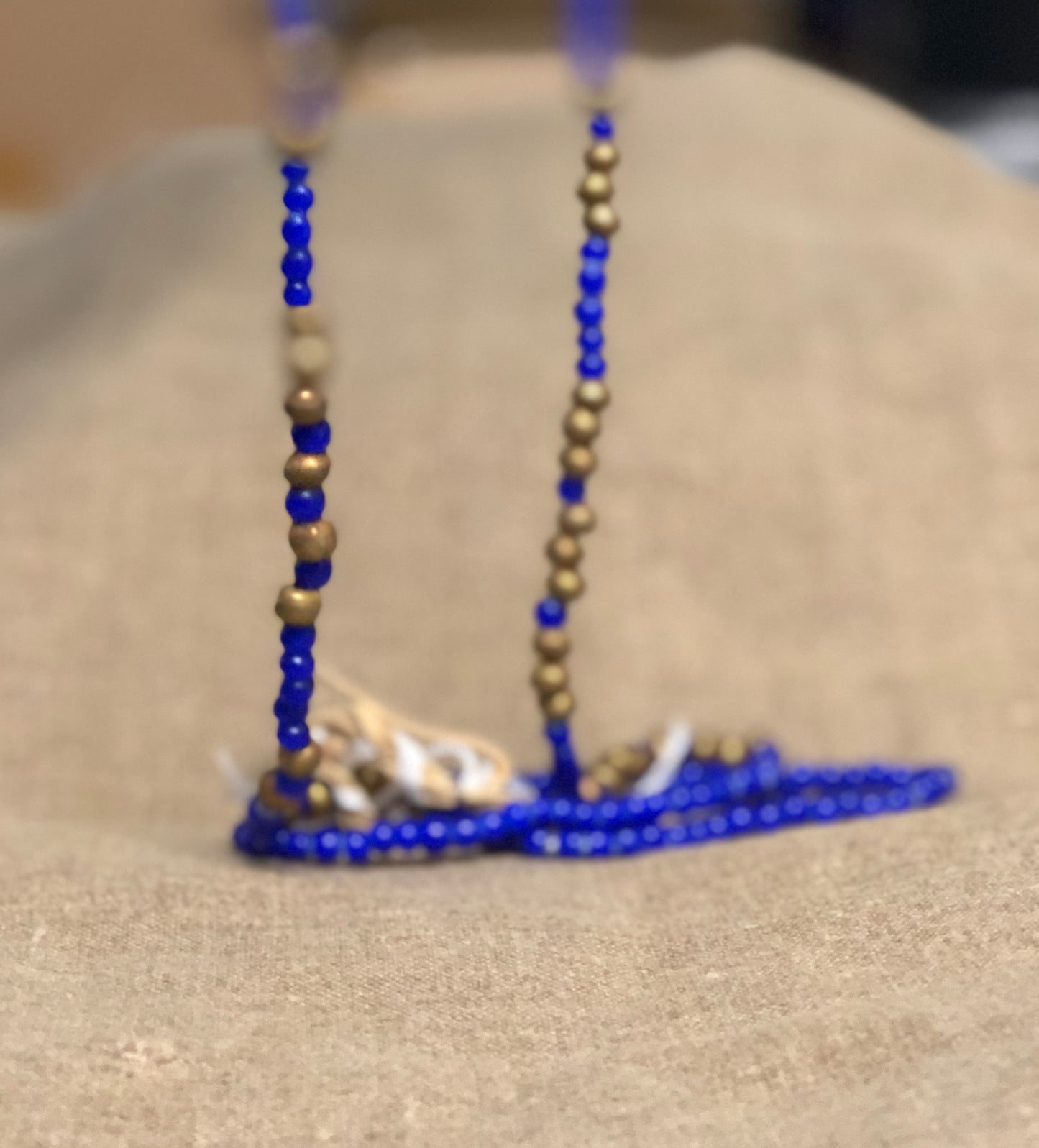 DIVIDE AND CONQUER MORSE NECKLACE by George Frost