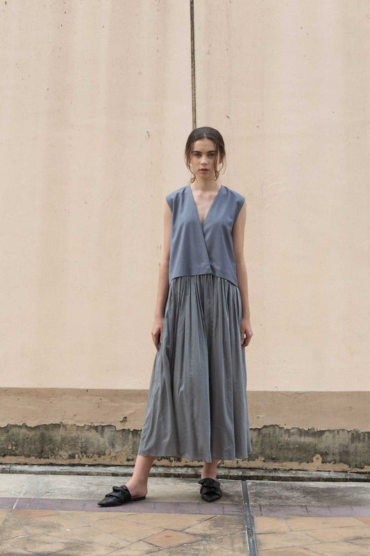 Hanbok Tailored Maxi Vest/Dress #59 - Emporium of the Modern Man
 - 1