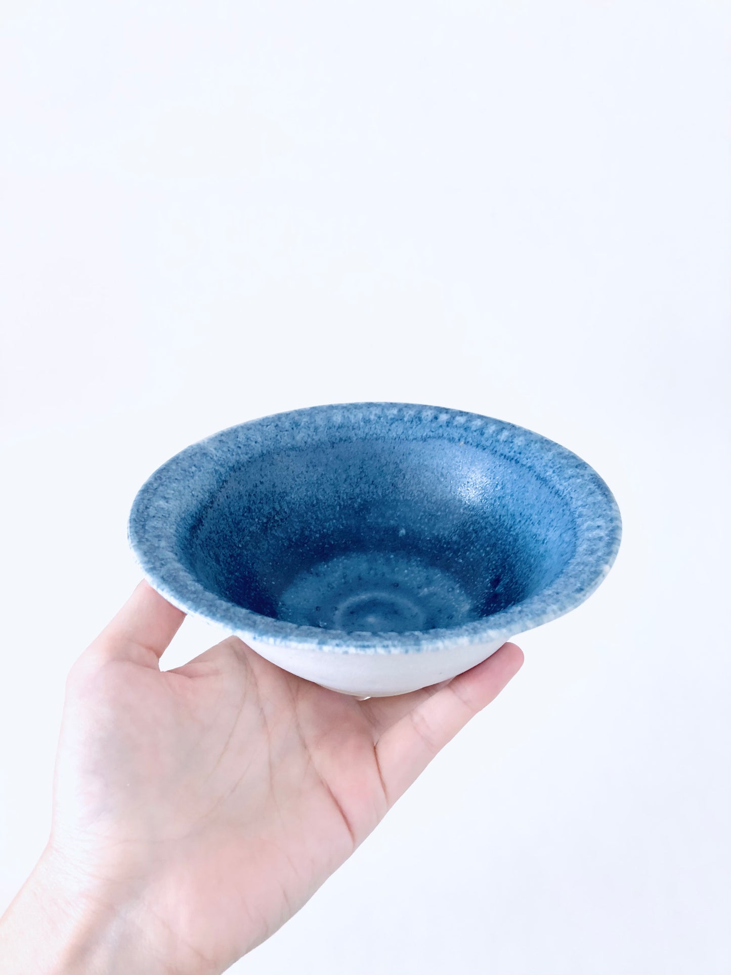 Blue Winter Rime Bowls by Vivian Lam