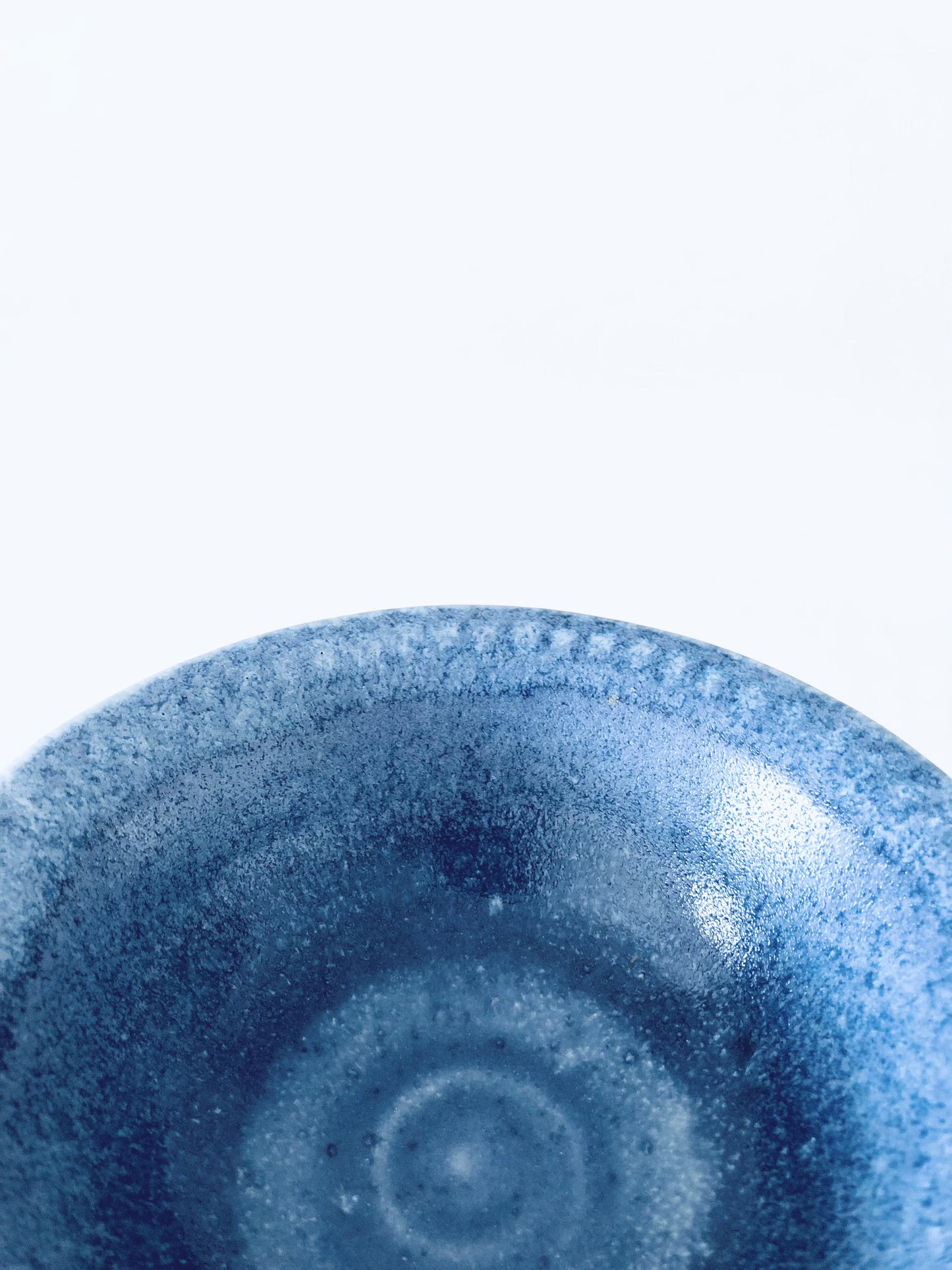 Blue Winter Rime Bowls by Vivian Lam