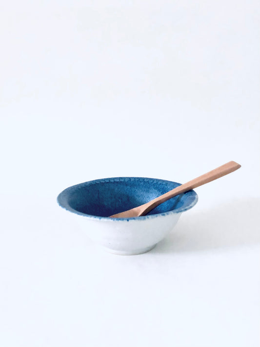 Blue Winter Rime Bowls by Vivian Lam