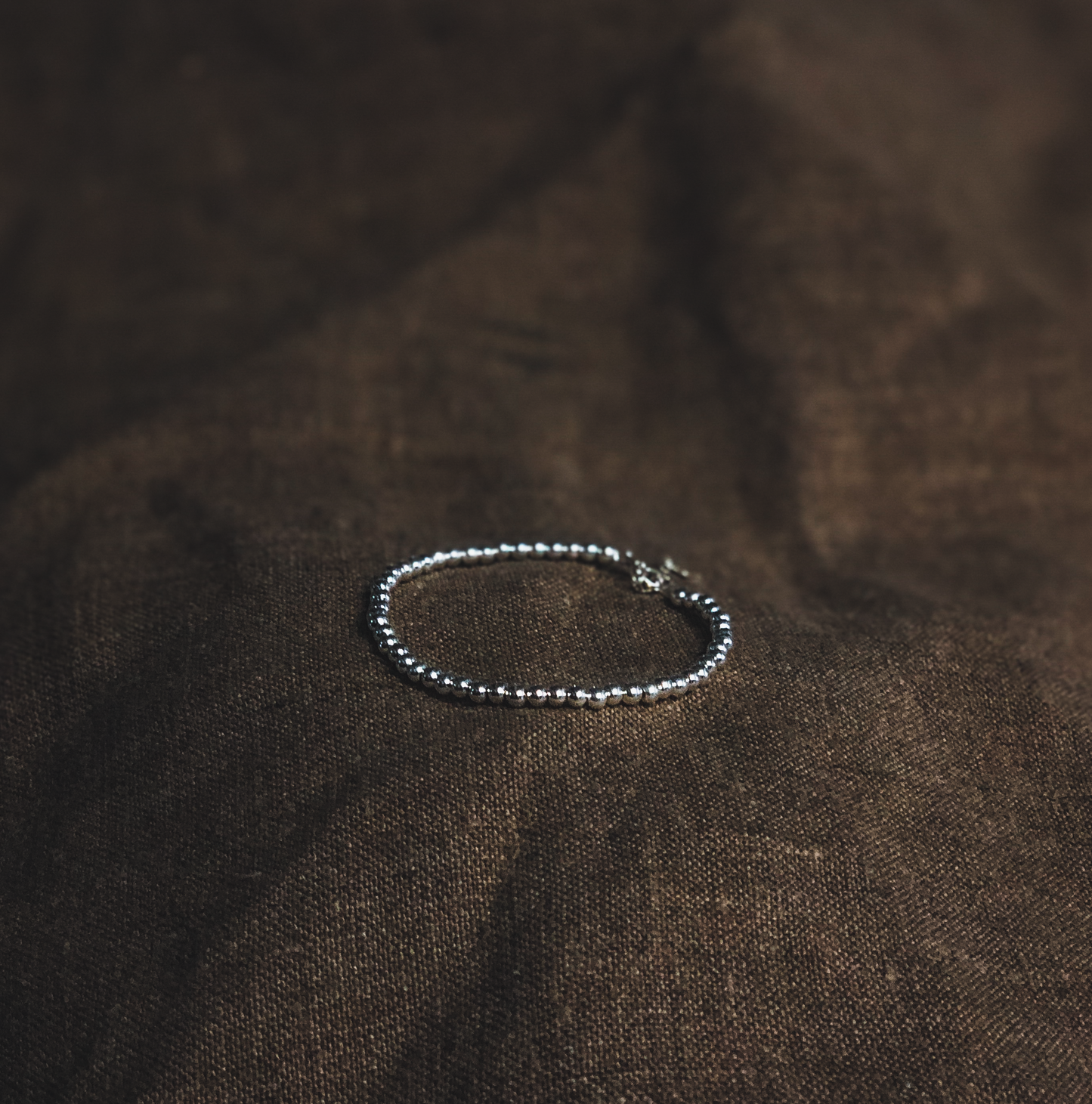 Beaded Bracelet  by Veronique 925 Silver