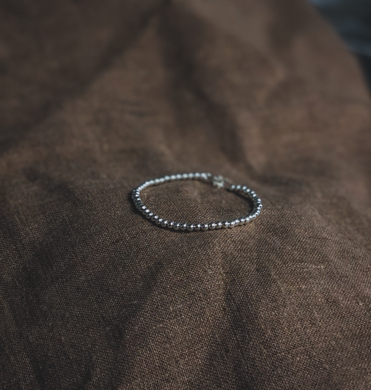 Beaded Bracelet  by Veronique 925 Silver
