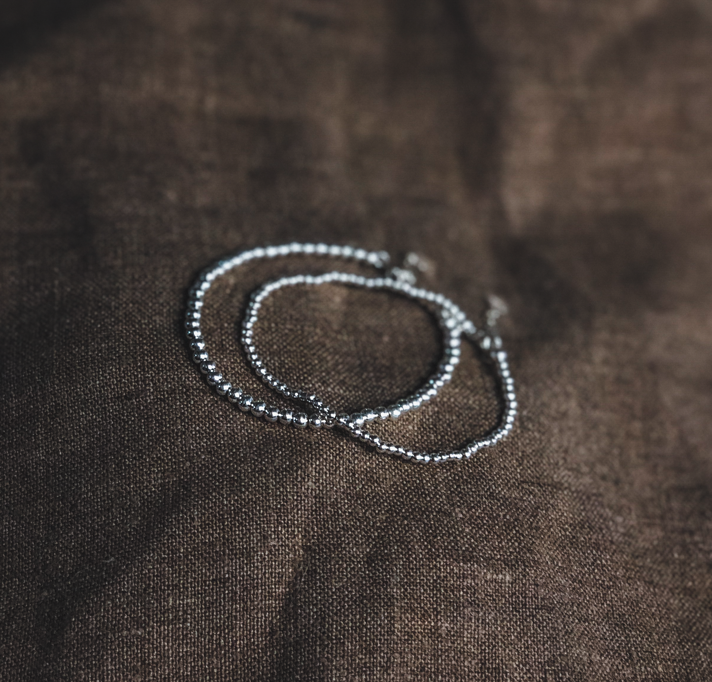 Beaded Bracelet  by Veronique 925 Silver