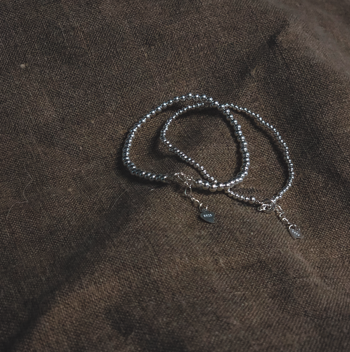 Beaded Bracelet  by Veronique 925 Silver