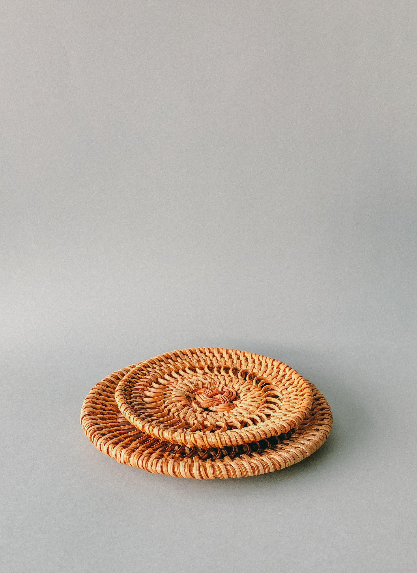 Handwoven Rattan Coasters (6CM) by PROSE Tabletop