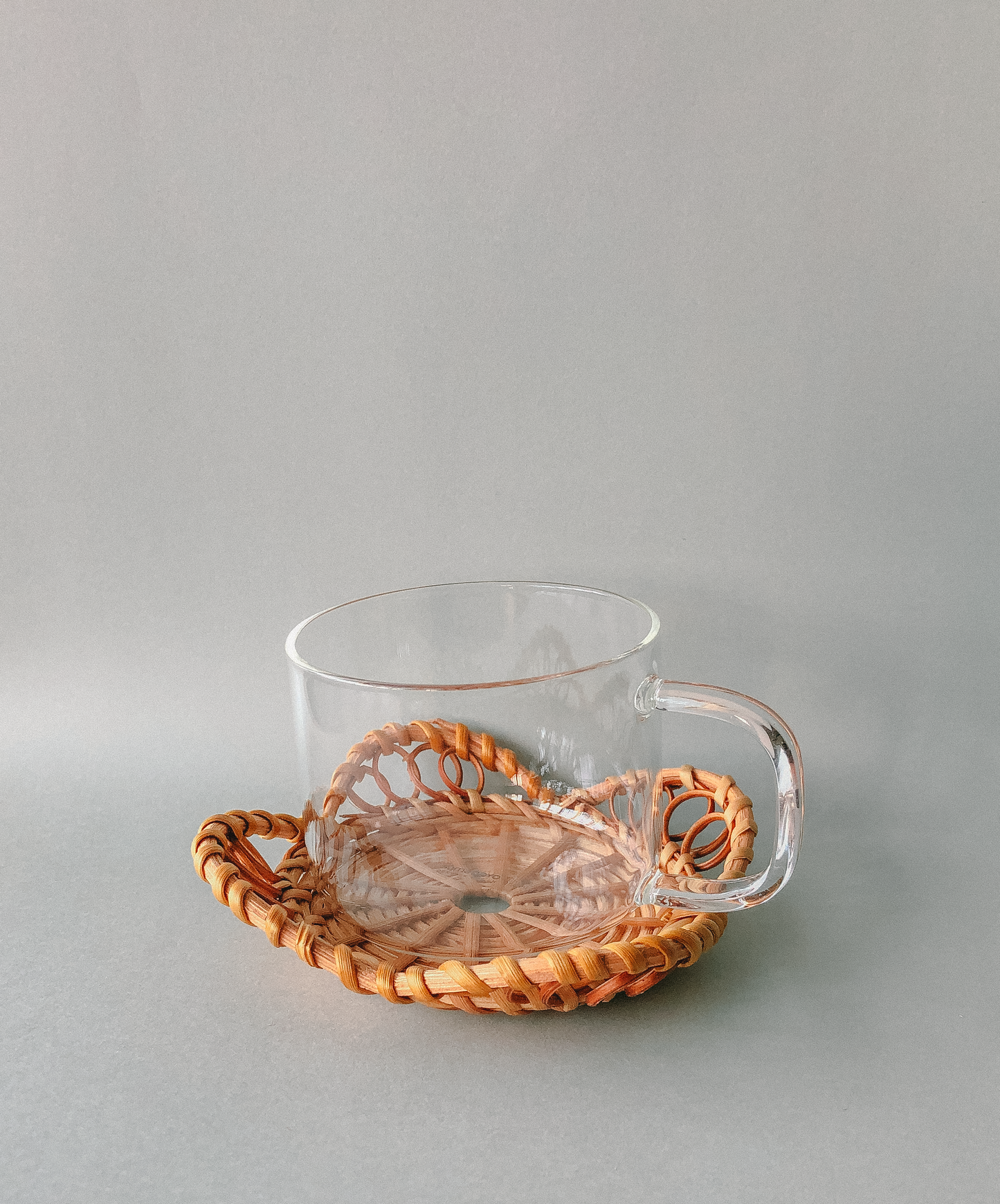 Handwoven Winged Rattan Coasters by PROSE Tabletop