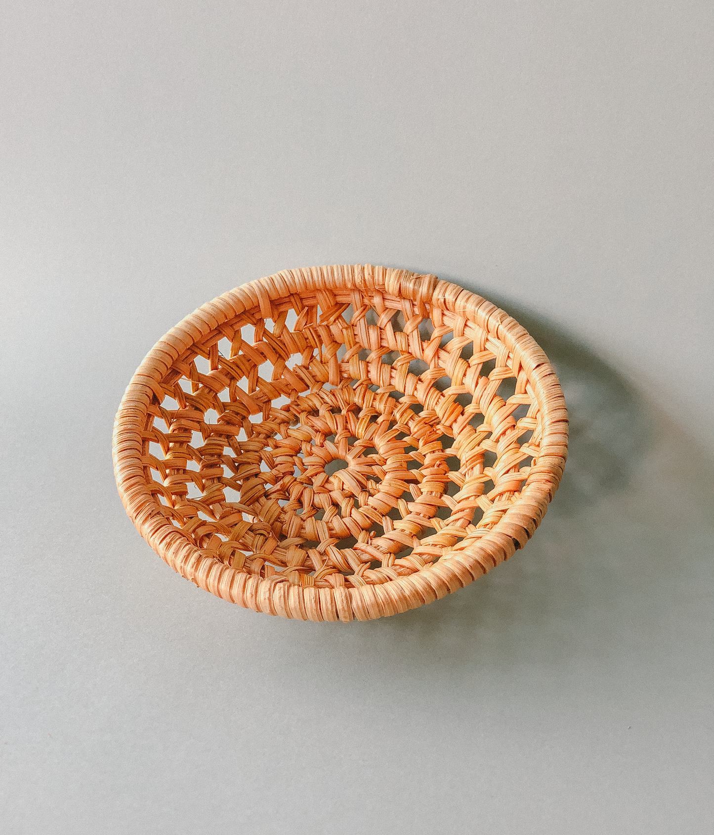 Handwoven Rattan Basket Coasters by PROSE Tabletop