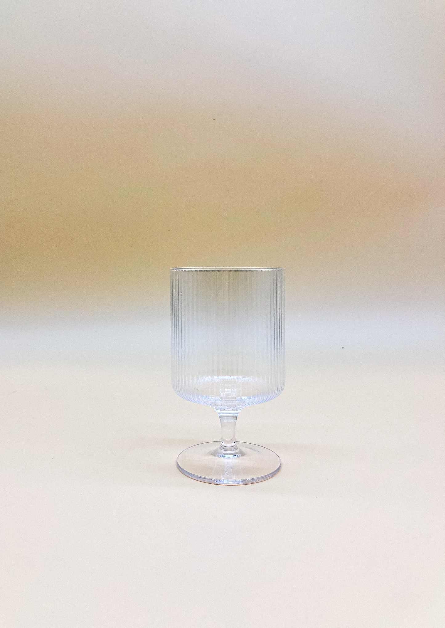 Vintage Style Ripple Goblet by PROSE Tabletop