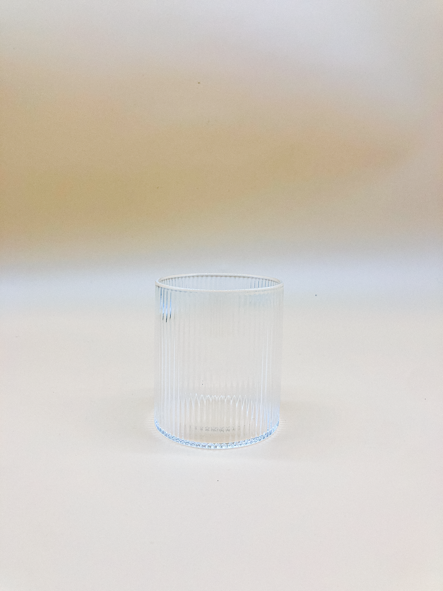 Vintage Ripple Rock Glass by PROSE Tabletop